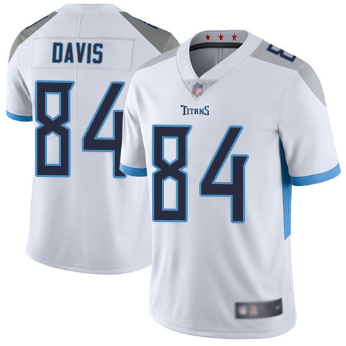 Tennessee Titans Limited White Men Corey Davis Road Jersey NFL Football 84 Vapor Untouchable